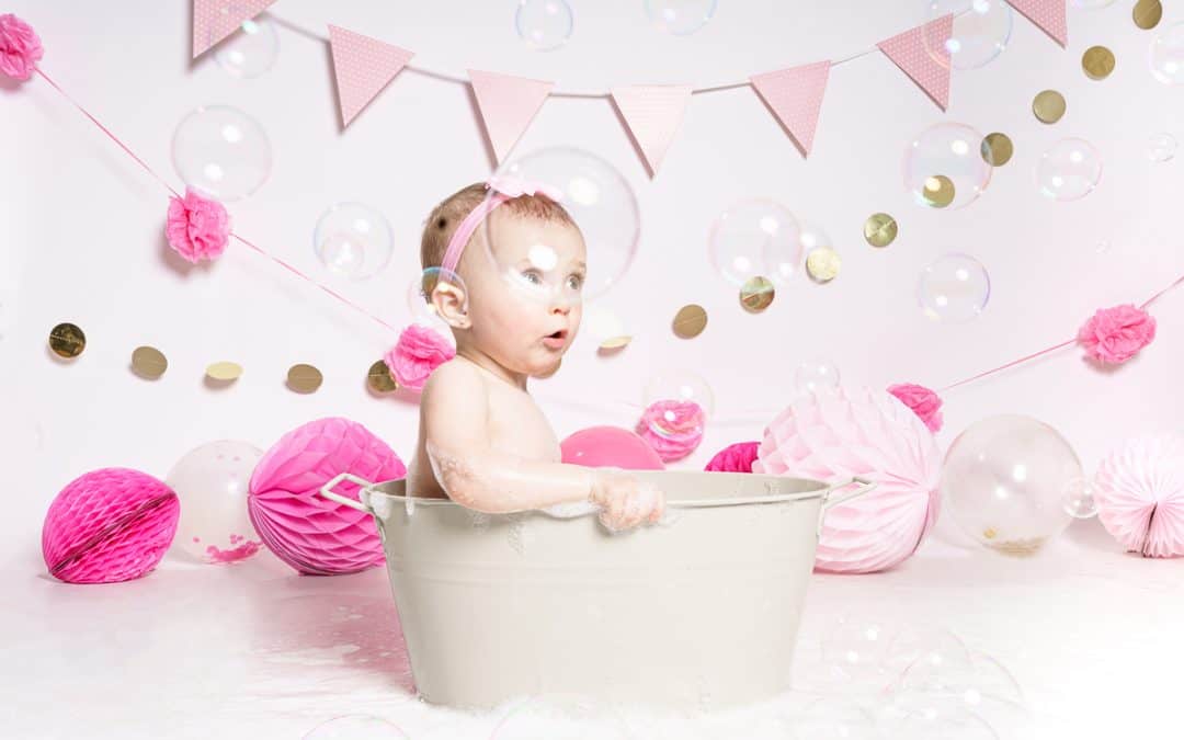 Cake Smash Birthday Studio Photography Session